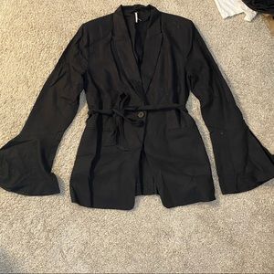 Free People Blazer with Flared Sleeves